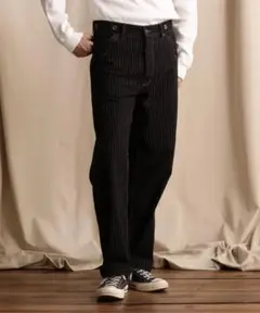 OLD HICKORY DENIM PANTS BLACK SIZE:30