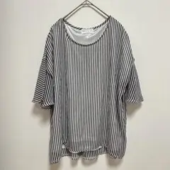 kuu:kurashi casual 半袖シャツ ストライプ