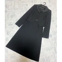 美品 SOIR PERLE ブラックフォーマル 9号 お受験用