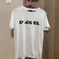 DIESEL ホワイト Tシャツ ロゴ入り