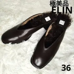 新品　ELIN エリン　シューズ　パンプス ブラック　ローファー 新品 ELIN エリン シューズ パンプス ブラック ローファー 楽天
