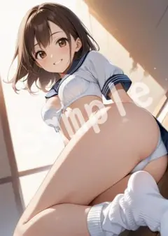 1点物 JK アニメ ファンアート A4 ポスター イラスト ★00000500