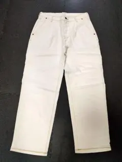 606.ladies stretch white denim1p