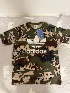 adidas 迷彩柄 Tシャツ 2XL カモ CAMO TREFOIL Tシャツ
