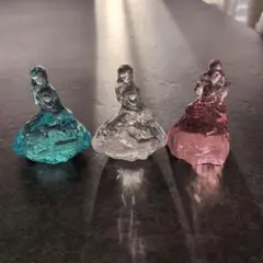 アクリルクリスタル　ドレス人形と人魚セット