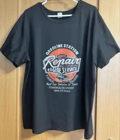 レディース Tシャツ XL ブラック プリントTシャツ クラッシックカー