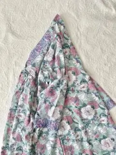 A21 Haadiyah XL ワンピ レトロモダン ハンドブロックプリント