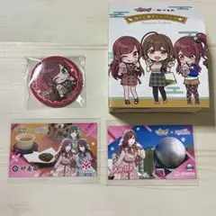 でらます　シャニマス　大崎甘奈　特典　カード＆缶バッジ　名古屋市科学館　妙香園