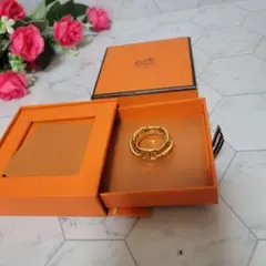 HERMES 高級感 チェーン リング 鎖 お洒落 指輪 シェーヌダンクル
