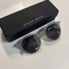 very 掲載ATELIER BRUGGE サングラス グレー ラウンド型