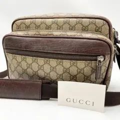 ✨人気✨ GUCCI グッチ GGスプリーム ショルダー カメラバッグ 斜めがけ
