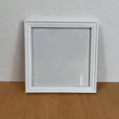 【新品未使用】押し花用ホワイト額縁 15×15