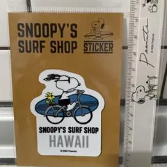 スヌーピーワゴン サーフショップステッカー ★④★ 新品未使用