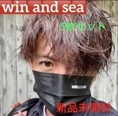 WIND AND SEA マスク 黒 5枚セット 新品未開封 キムタク愛用