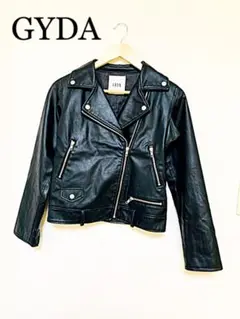 GYDA フェイクレザーライダースジャケット