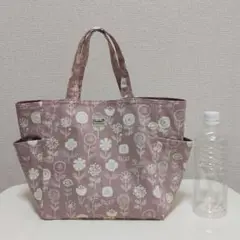 サイドポケット付きトートバッグ