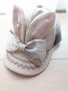 メゾピアノ うさ耳キャップ　50〜52cm