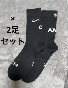 Nike ソックス 黒2足セット