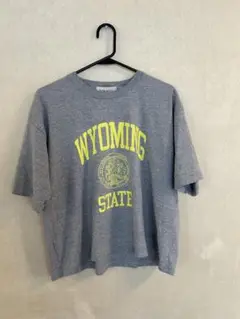 ビブミルク　グレー 半袖Tシャツ