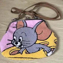 トムとジェリー がま口バッグ