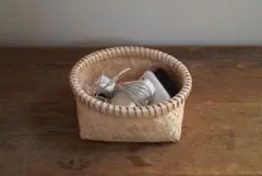 イタヤ細工 丸かご