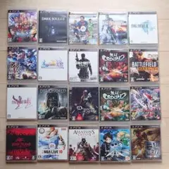 PS3 ソフト 20本 まとめ売り｜FF ダクソ デモンズ BF COD 他