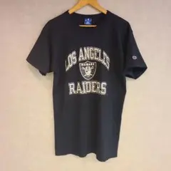 90s USA製　チャンピオン×NFL　ロサンゼルス レイダース TEE　L