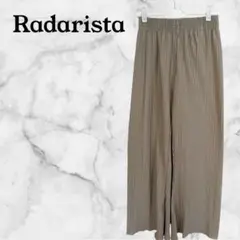 【Radarista 】ベージュ プリーツ ワイドパンツ　シンプル　合わせやすい