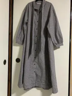 UNMINOUアンミヌ⭐︎ギンガムチェックシャツワンピース UNMINOUアンミヌ⭐︎ギンガムチェックシャツワンピース