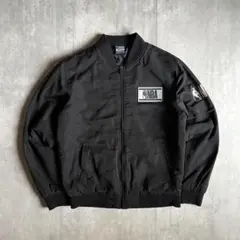 【00s NBA】ナイロンスタジャン　ブルゾン　パッチ付き　バスケ　古着