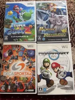 Wiiソフト4本セット（スーパーマリオギャラクシー2他）