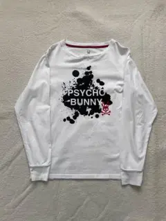 サイコバニー　PSYCHO BUNNY 長袖シャツ　カットソー　Mサイズ