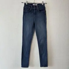 Levi's 721 HIGH RISE SKINNY ダークブルー　スキニー