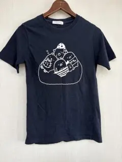 すみっコぐらしTシャツ　半袖シャツ　紺色　サイズS