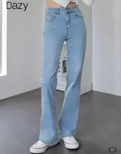 SHEIN Dazy ブーツカットデニム フレアデニムパンツ S
