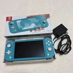 Nintendo Switch Lite ターコイズ 本体 ACアダプター付き