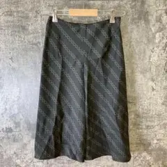 ✨LAUTRE AMONT✨ロートレアモン♡スカート♡ひざ下丈♡丸柄♡黒(1)
