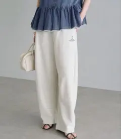 カーブシルエットスウェットパンツ　オートミール　新品未使用タグ付き