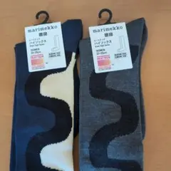 ユニクロ　マリメッコ　コラボ　靴下　2足　UNIQLO×Marimekko