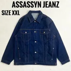 麻神 ASSASSYN JEANZ アサシンジーンズ ポロシャツ 刺繍 XL 麻神 ASSASSYN JEANZ アサシンジーンズ ポロシャツ 刺繍 XL