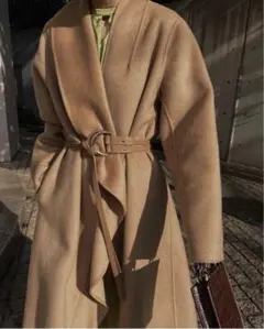 ameri UNDRESSED FRILL COLLAR COAT