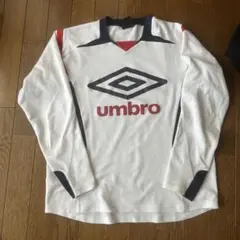 umbro ロングスリーブ サッカーシャツ ホワイト