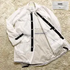 極上の逸品⭐️OAMC 透け感あり モッズコート ホワイト M ビッグシルエット