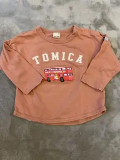 プティマイン　ロンT 90cm トミカ　長袖　カットソー