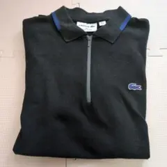 LACOSTE ブラック ポロシャツ