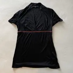 タグなし・新品未使用❣️グッチ　GUCCI カットソー　ブラウス　Tシャツ　黒