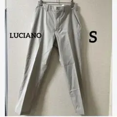 《LUCIANO》センタープレス　スラックス　テーパード　メンズ　グレー　S