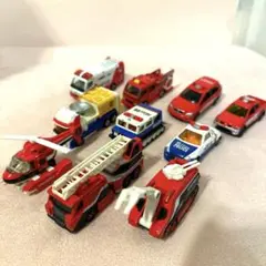 トミカミニカー10台／ ハイパーレスキュー、ポリス