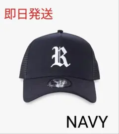未使用　ロンハーマン RHC newera メッシュ Rロゴ キャップ　ネイビー RHC Ron Herman 新品 ロンハーマン x ニューエラ NEW ERA R LOGO