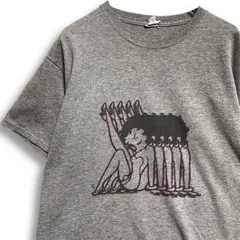 BHVX キャラ Tシャツ 古着 グレー ベティ ブープ アメコミ アニメ